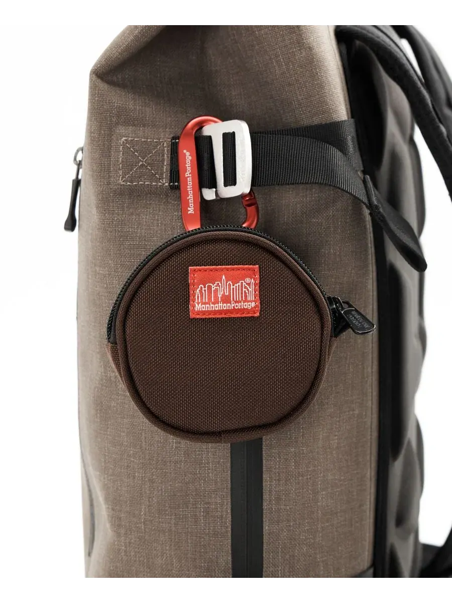 Мини-кошелек для монет Ellington Manhattan Portage — изображение 3 из 3, коричневый