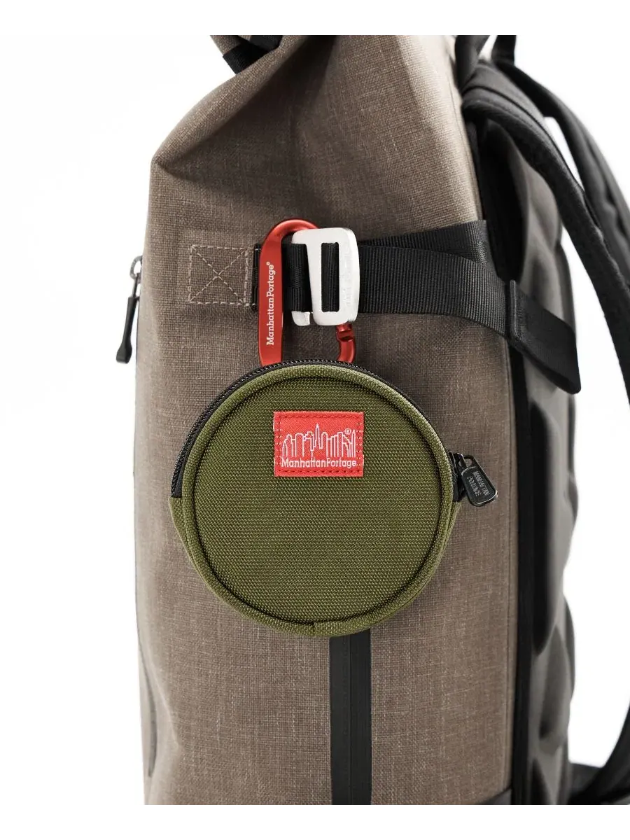 Мини-кошелек для монет Ellington Manhattan Portage — изображение 3 из 3, оливковый