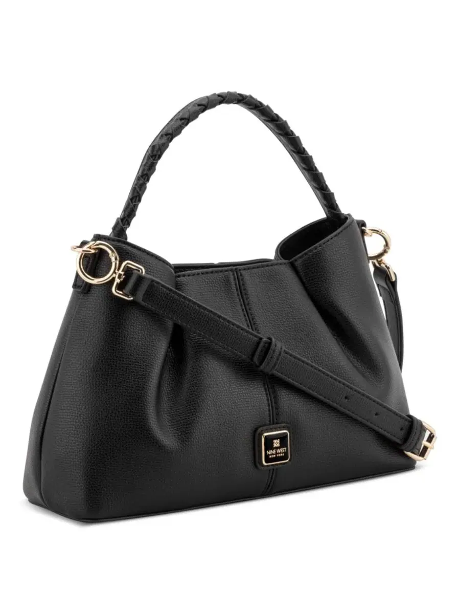 Сумка-шопер Nine West Gatlin Medium Top Handle Satchel — изображение 4 из 6, черный