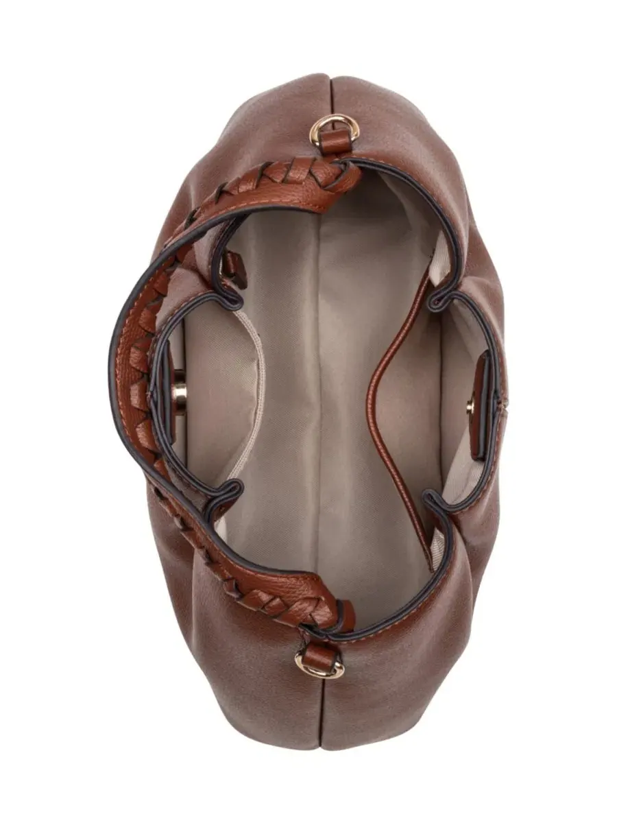 Сумка-шоппер Nine West Gatlin, средняя, с ремнем через плечо — изображение 5 из 5, орех