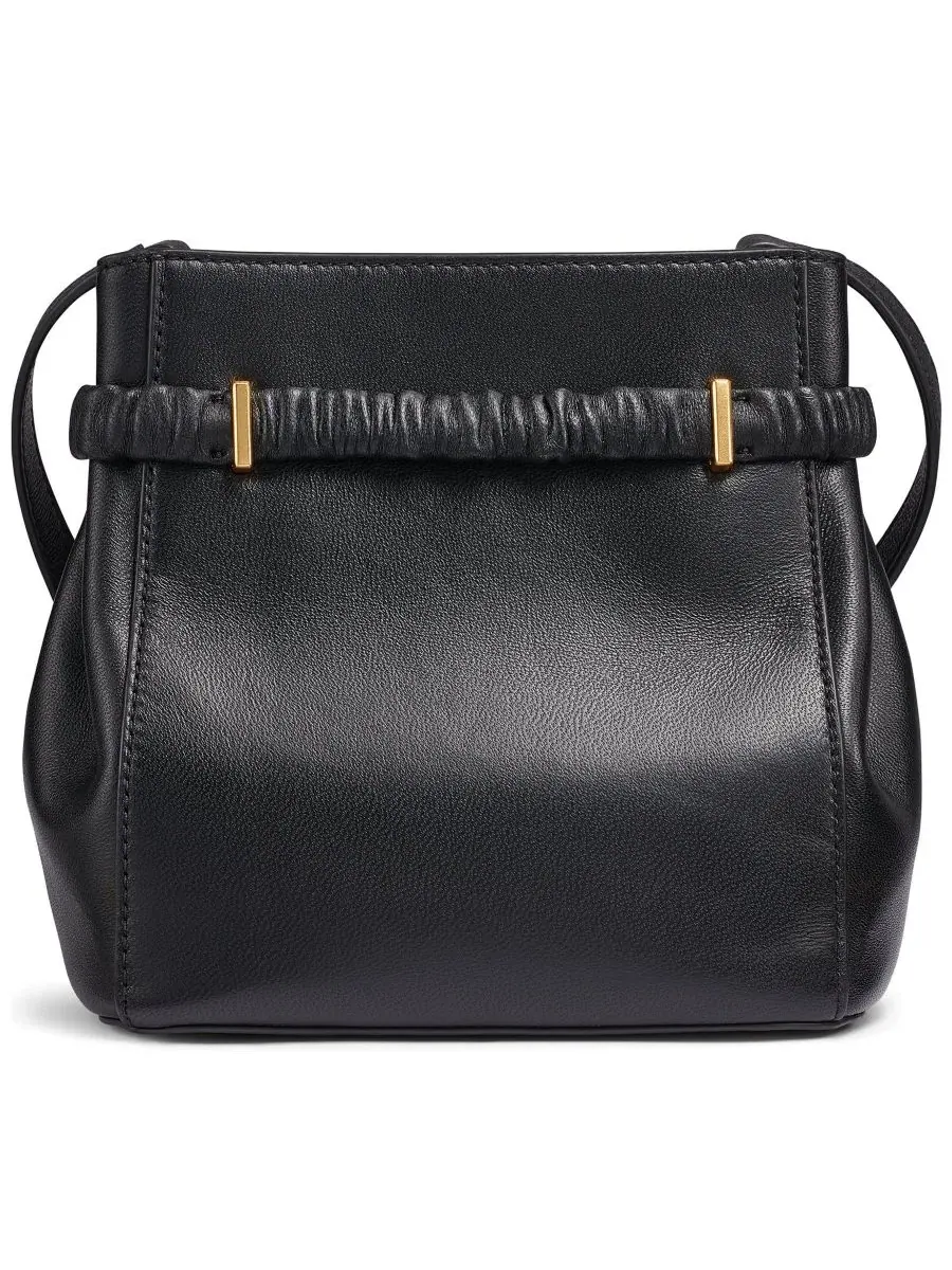 Сумка через плечо с ремнем Donna Karan New York — изображение 2 из 7, черный/золотистый