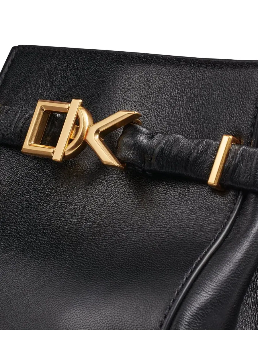 Сумка через плечо с ремнем Donna Karan New York — изображение 5 из 7, черный/золотистый
