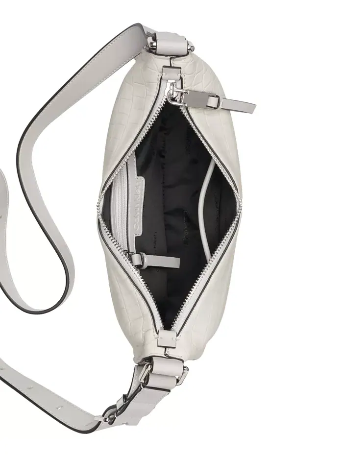 Сумка кросс-боди Calvin Klein Max, серая — изображение 2 из 5, серый