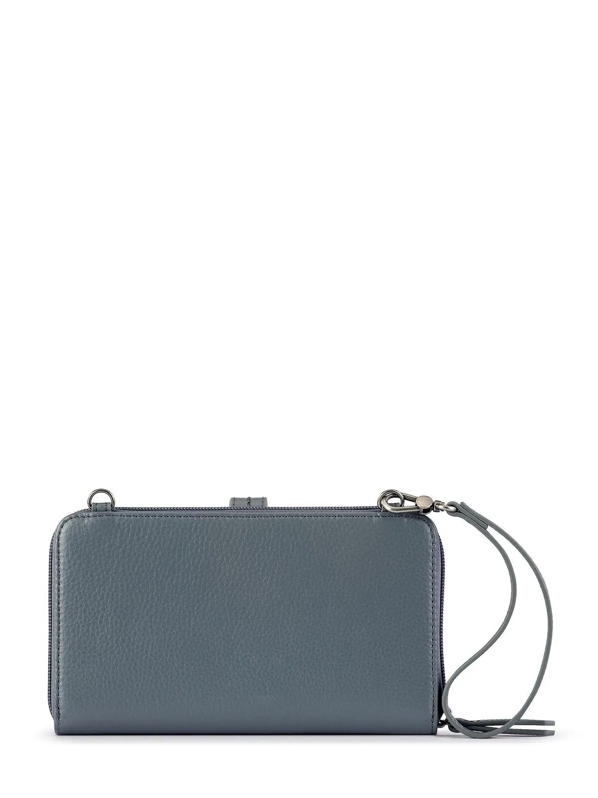 Кожаный трансформируемый кошелек через плечо для смартфона Iris The Sak — изображение 5 из 6, синий