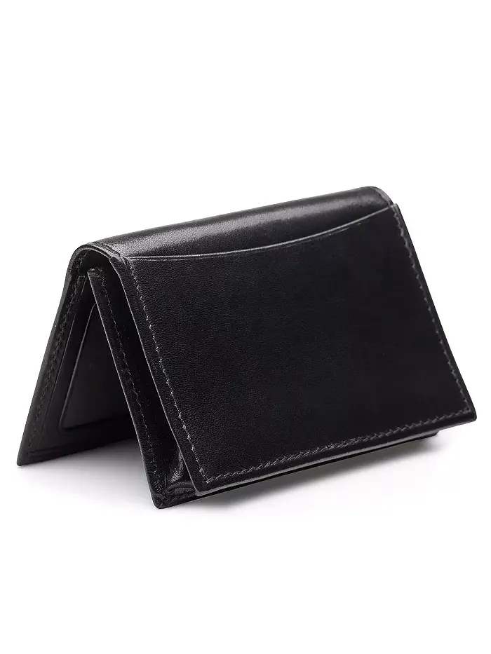 Мужской кошелек Old Leather с полной боковой вставкой, картхолдер на 2 отделения с окошком для — изображение 2 из 2
