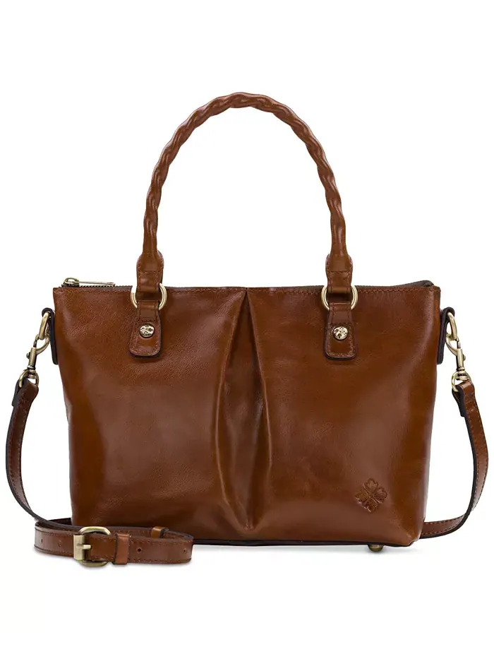 Средняя сумка кроссбоди Zora Top Handle с верхней ручкой Patricia Nash — изображение 1 из 6, коричневый