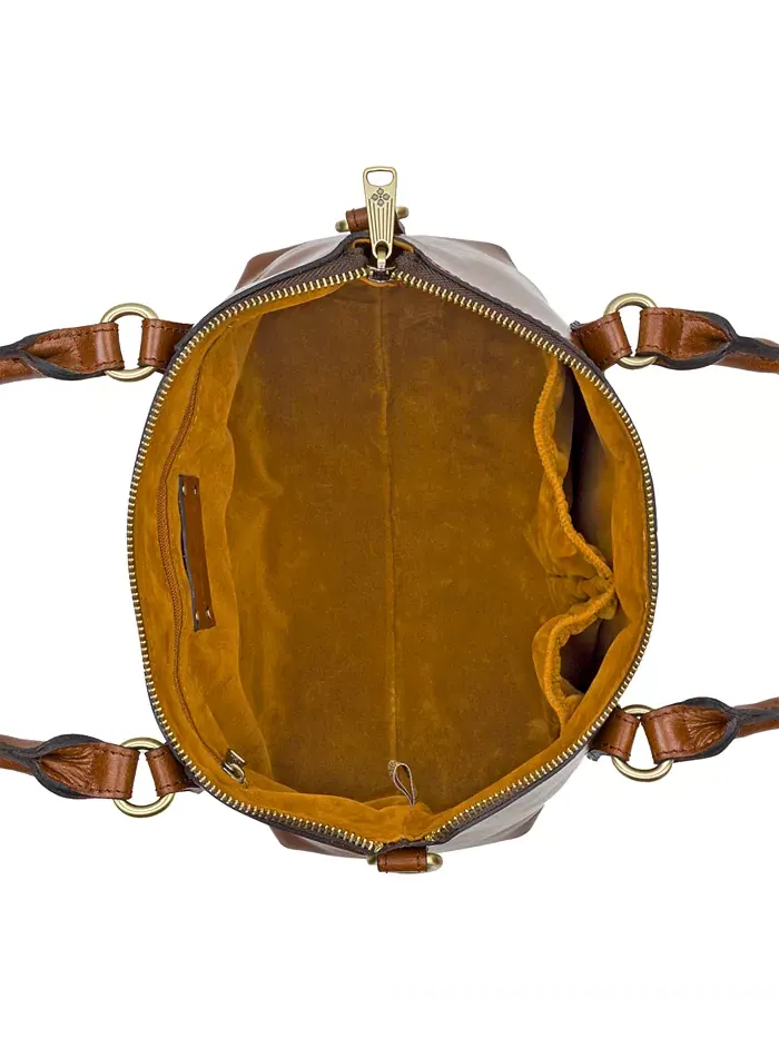 Средняя сумка кроссбоди Zora Top Handle с верхней ручкой Patricia Nash — изображение 4 из 6, коричневый