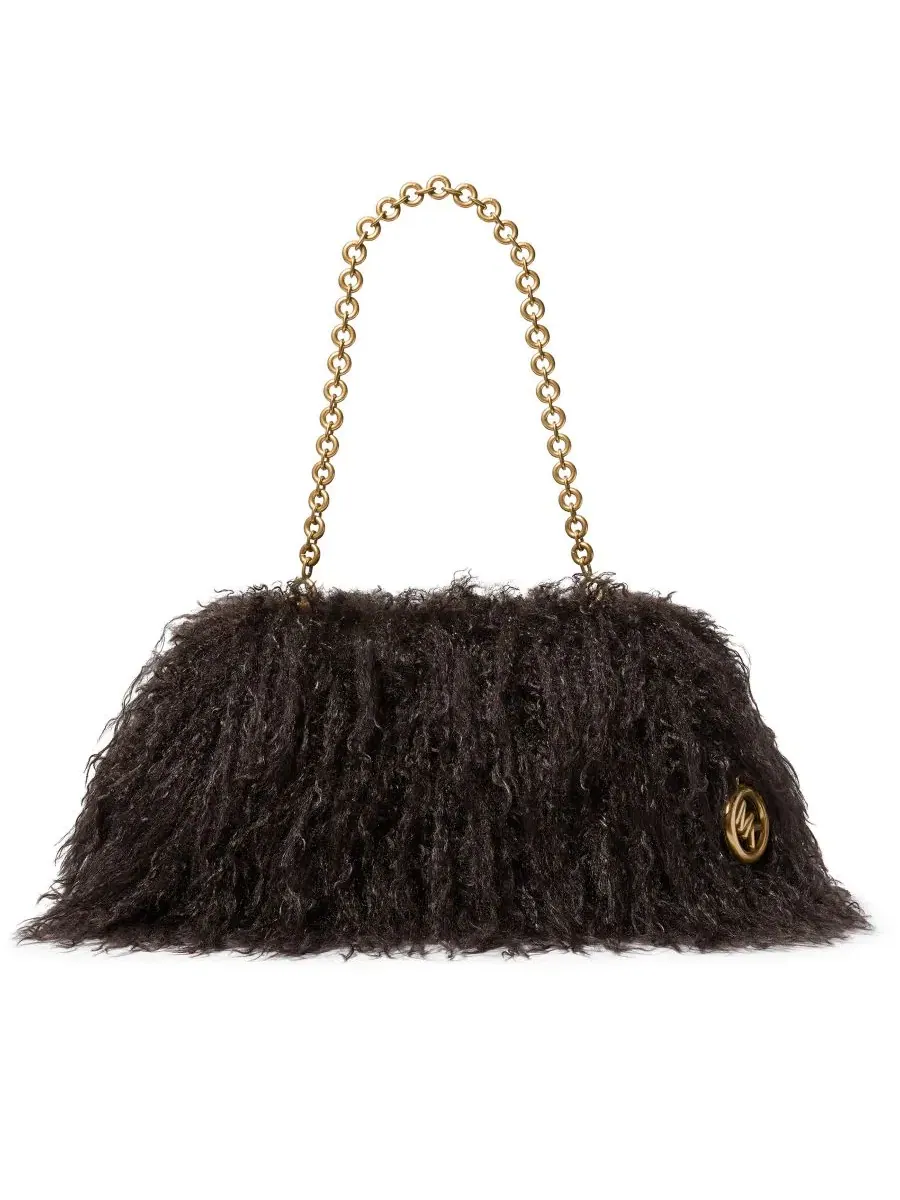 Сумка женская большая клатч корпус Michael Kors Goldie Cloud Frame — изображение 1 из 4, шоколад