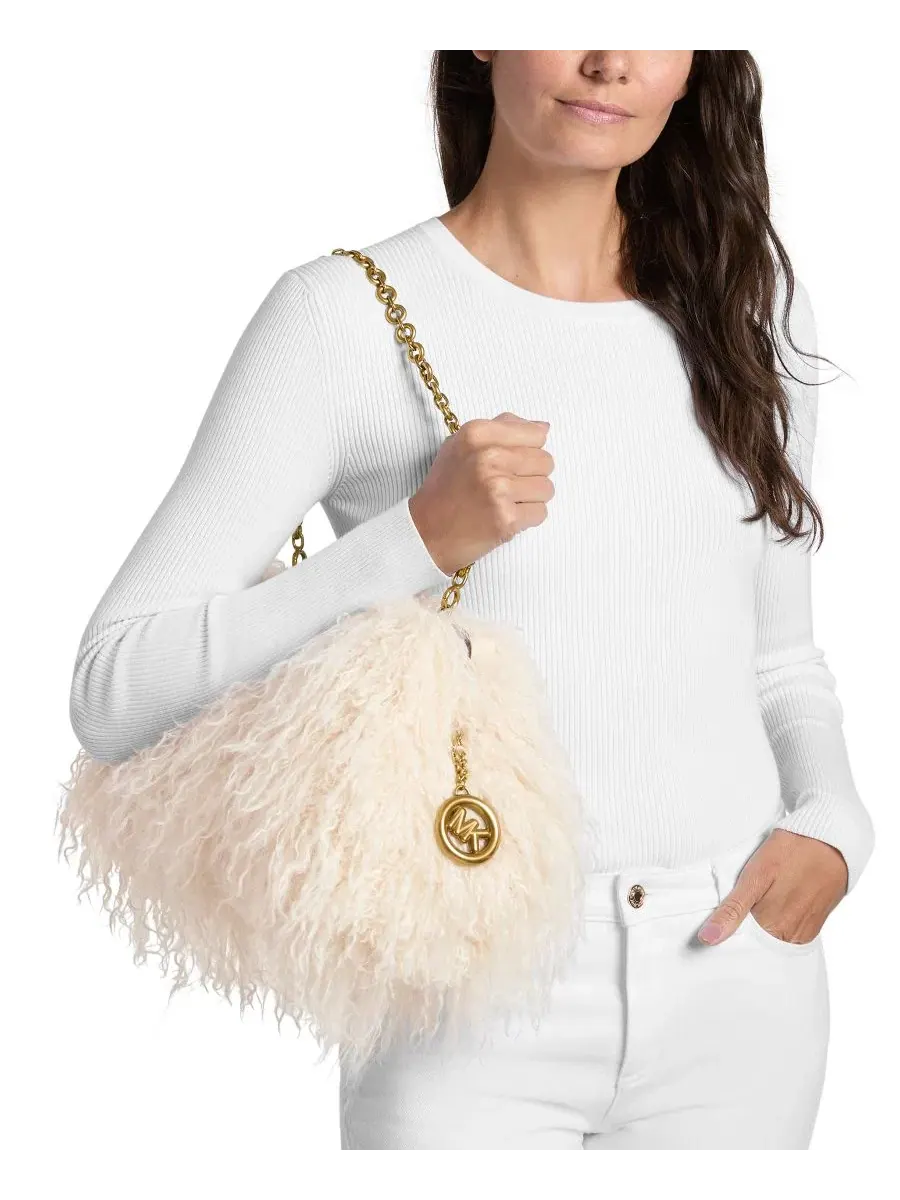 Сумка женская большая клатч корпус Michael Kors MICHAEL Goldie Cloud Frame Clutch Handbag — изображение 2 из 4, прозрачный