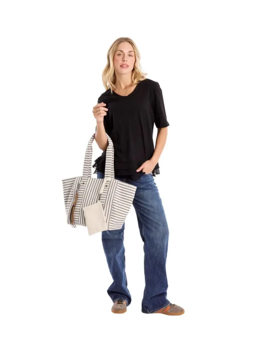 Сумка-шопер средняя Byron Medium Beach Tote WILT — изображение 5 из 6, черный