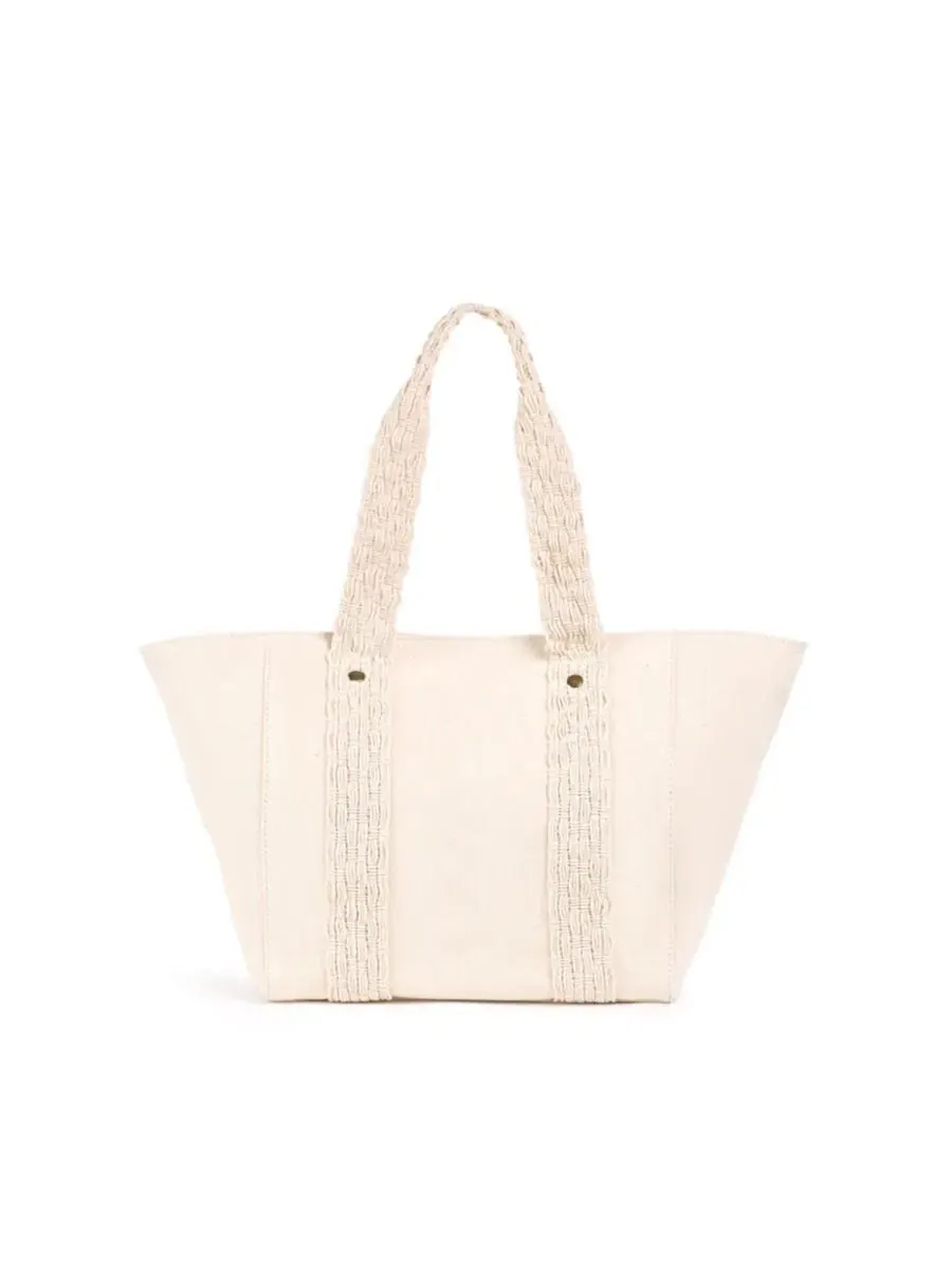 Женская сумка-шопер средняя Byron Medium Beach Tote WILT, Natural Bone — изображение 6 из 8
