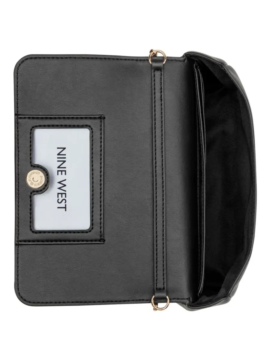 Женская сумка-клатч Nefi с цепочкой для телефона Nine West — изображение 4 из 5, черный