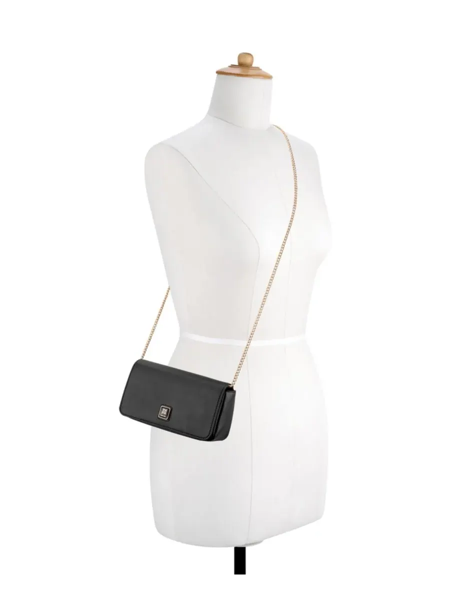 Женская сумка-клатч Nefi с цепочкой для телефона Nine West — изображение 5 из 5, черный