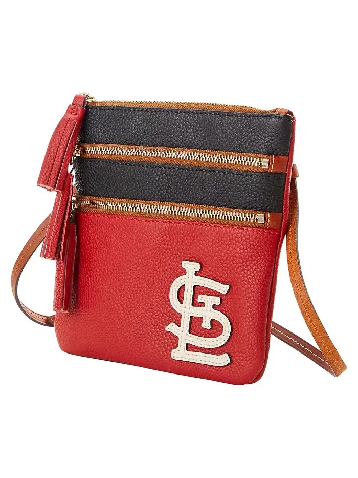 Женская поясная сумка St. Louis Cardinals Infield Triple Zip Dooney & Bourke