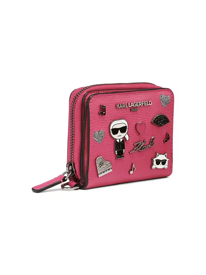 Кошелек Maybelle KARL LAGERFELD PARIS — изображение 3 из 3, фуксия