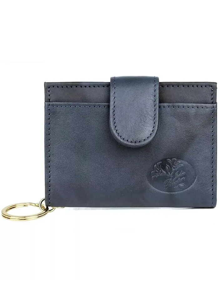 Женский кошелек Heiress Pik-Me-Up Tab Card Case Julia Buxton — изображение 1 из 3, темно-синий