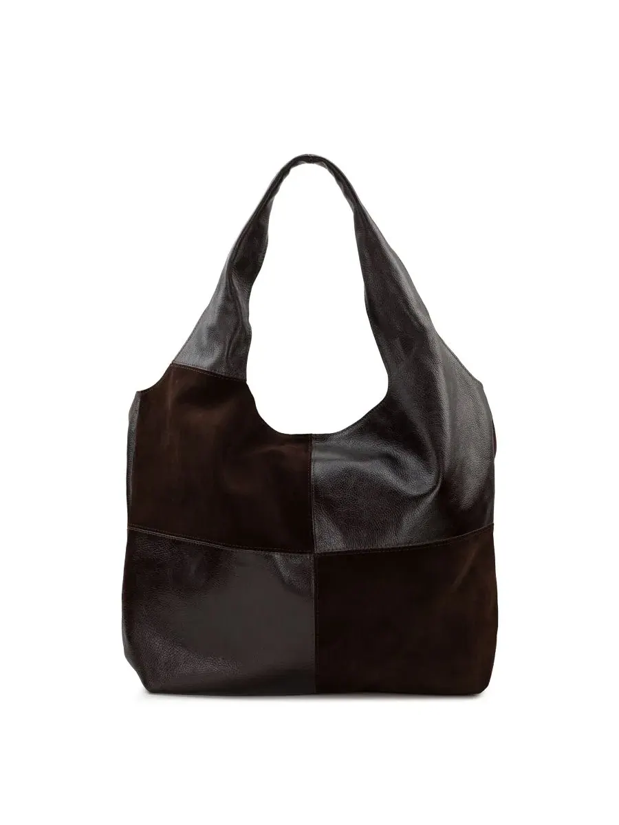 Сумка-тоут из кожи Tove Extra-Large Leather Patricia Nash — изображение 2 из 4, шоколад