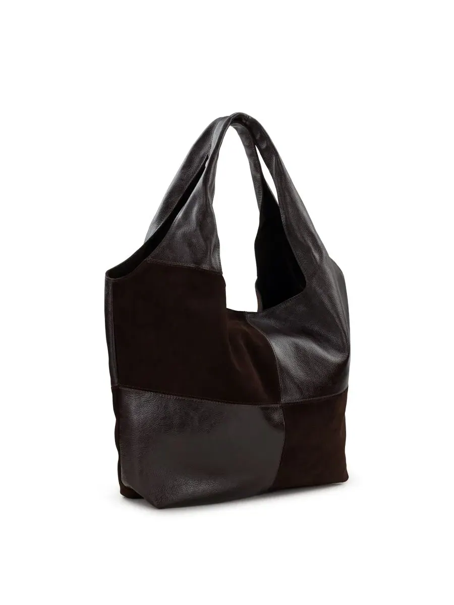 Сумка-тоут из кожи Tove Extra-Large Leather Patricia Nash — изображение 3 из 4, шоколад