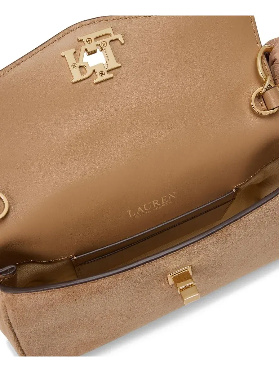 Сумка через плечо с шарфом и кожаными ремнями Lauren Ralph Lauren — изображение 4 из 5, мульти