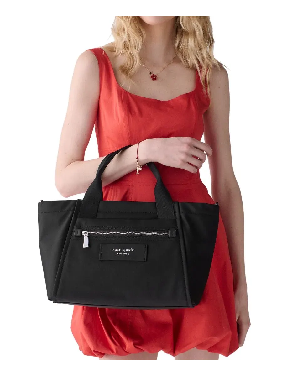Сумка-тоут Dash Extra-Large из нейлона Kate Spade New York — изображение 5 из 5, черный