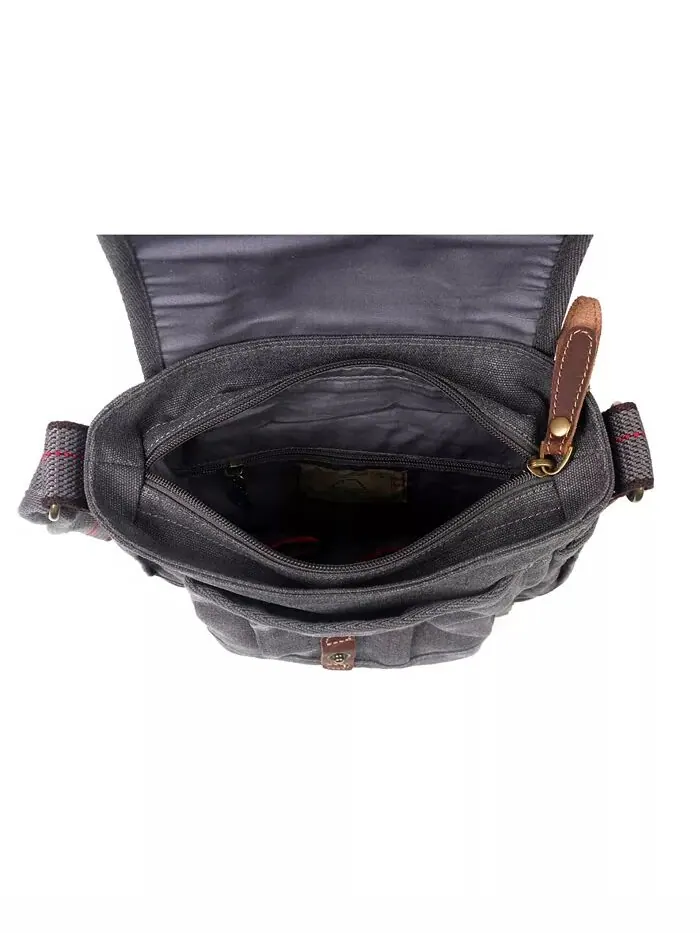 Сумка через плечо Turtle Ridge Canvas TSD BRAND — изображение 3 из 23, серый