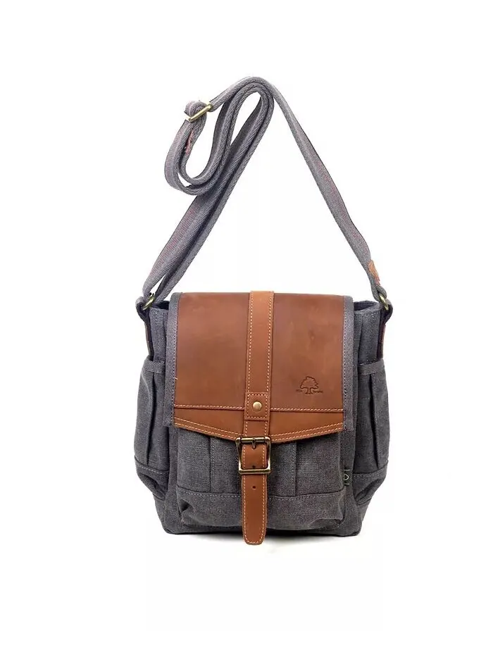 Сумка через плечо Turtle Ridge Canvas TSD BRAND — изображение 5 из 23, серый