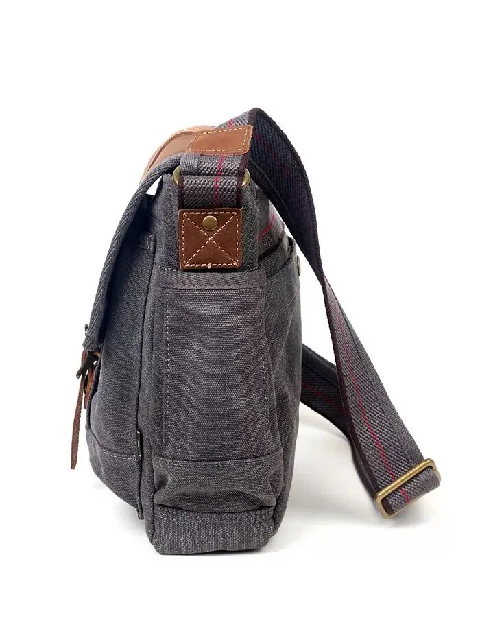 Сумка через плечо Turtle Ridge Canvas TSD BRAND — изображение 6 из 23, серый