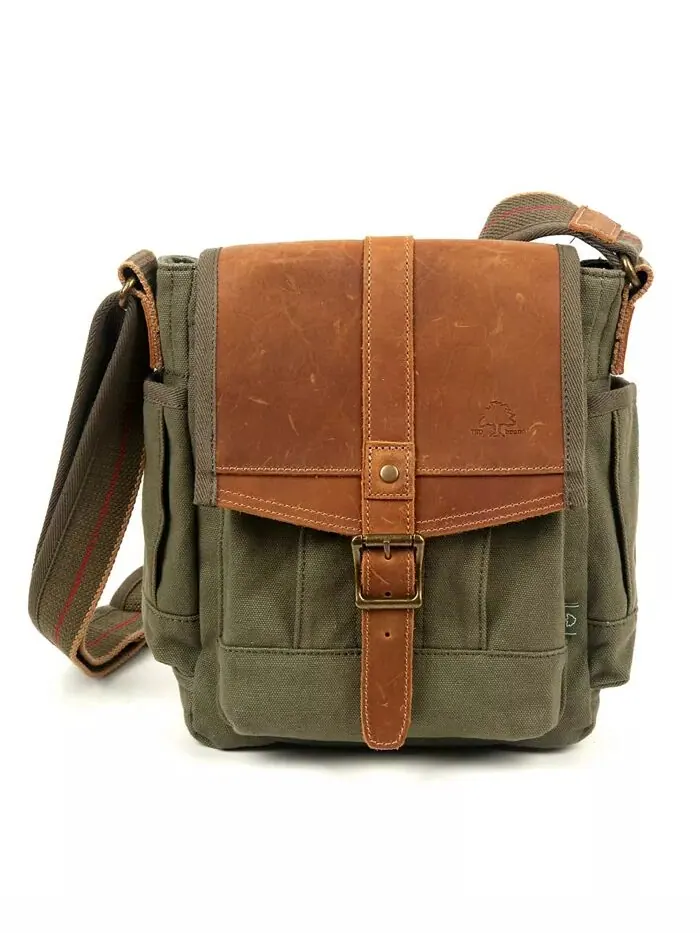 Сумка через плечо Turtle Ridge Canvas TSD BRAND — изображение 8 из 23, серый