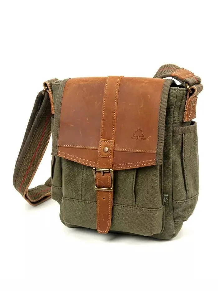 Сумка через плечо Turtle Ridge Canvas TSD BRAND — изображение 9 из 23, серый