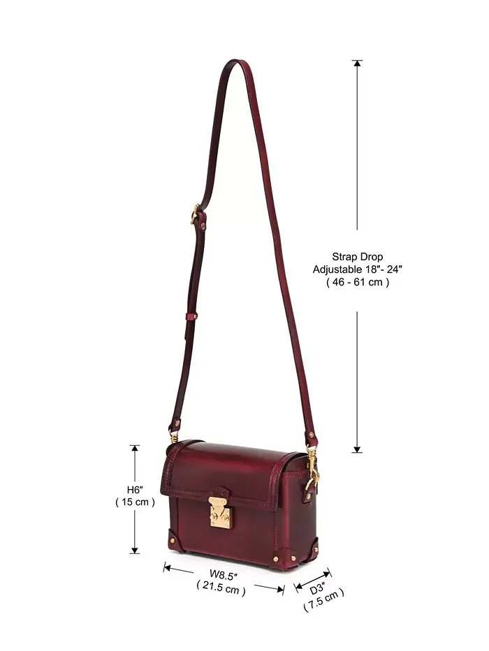 Сумка кросс-боди Azalea Vintage Case OLD TREND — изображение 9 из 14, коричневый