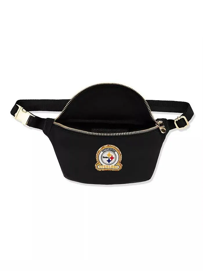 Женская классическая поясная сумка Stoney Clover Pittsburgh Steelers Stoney Clover Lane — изображение 2 из 2, черный