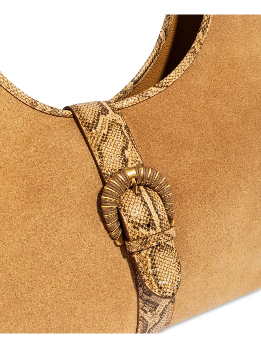 Сумка-шопер Lucy с фурнитурой-пряжкой Sam Edelman — изображение 6 из 7, светлый бежевый