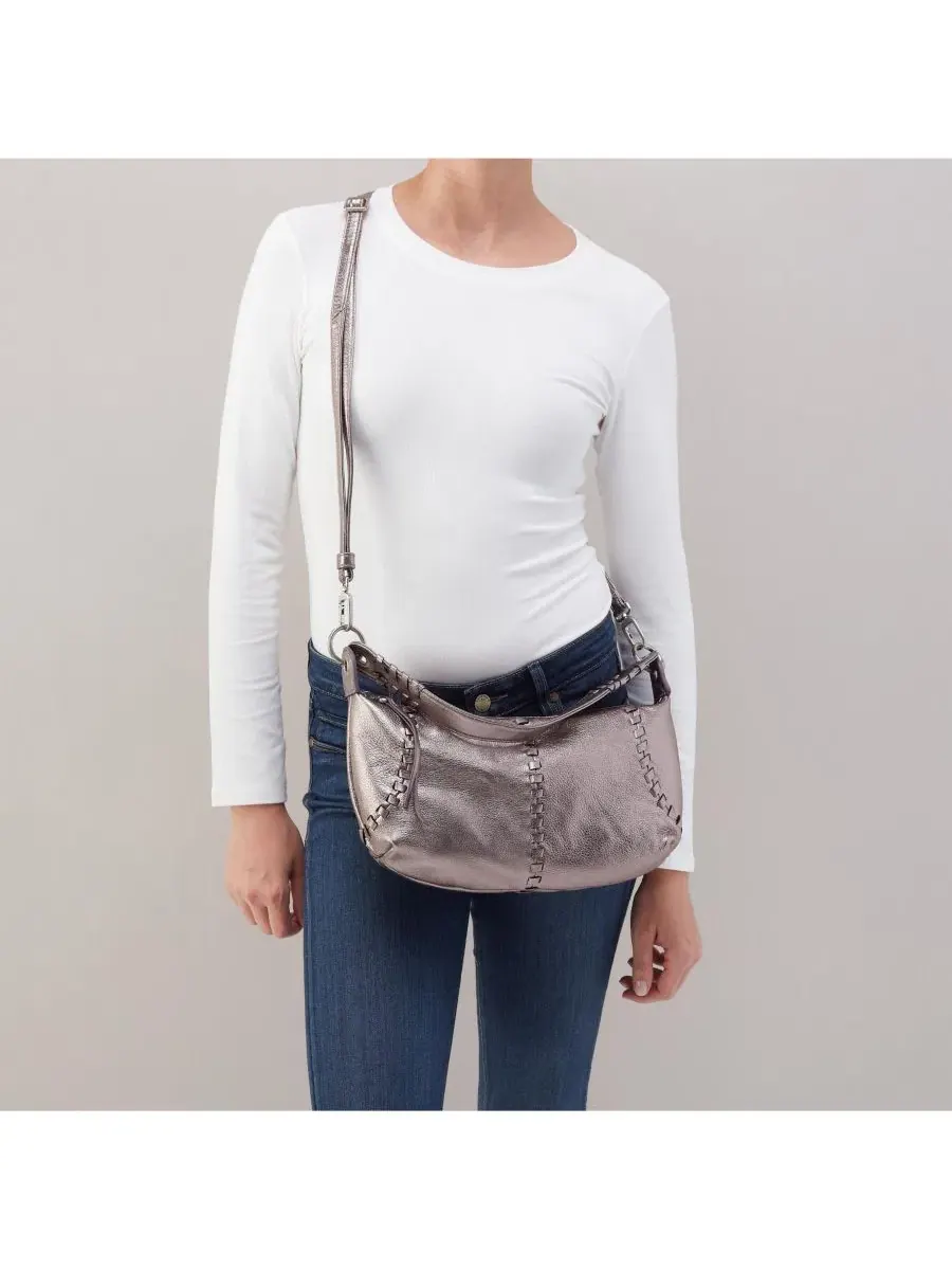 Мини-сумка через плечо Opal Mini Shoulder HOBO — изображение 4 из 4, серый