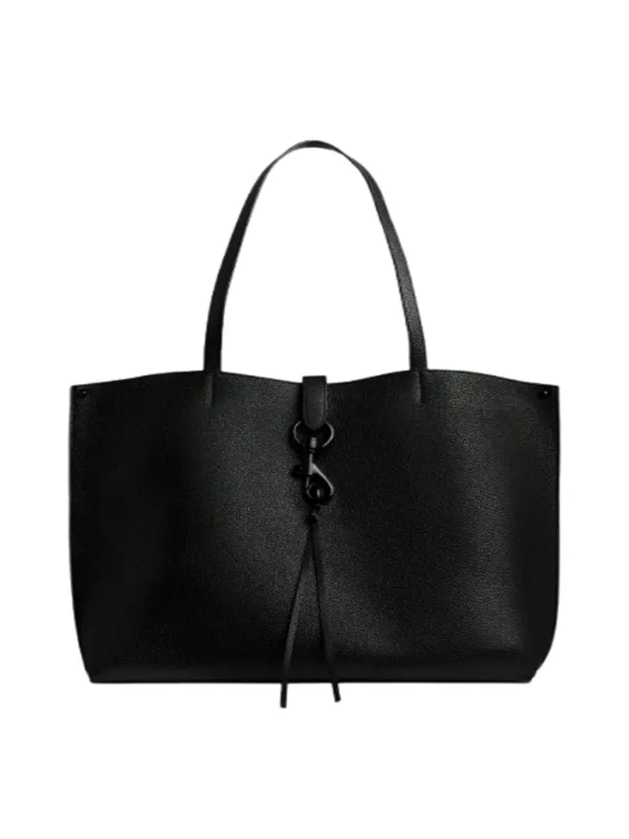 Сумка-тоут Megan Extra-Large из кожи Rebecca Minkoff — изображение 1 из 3, черный
