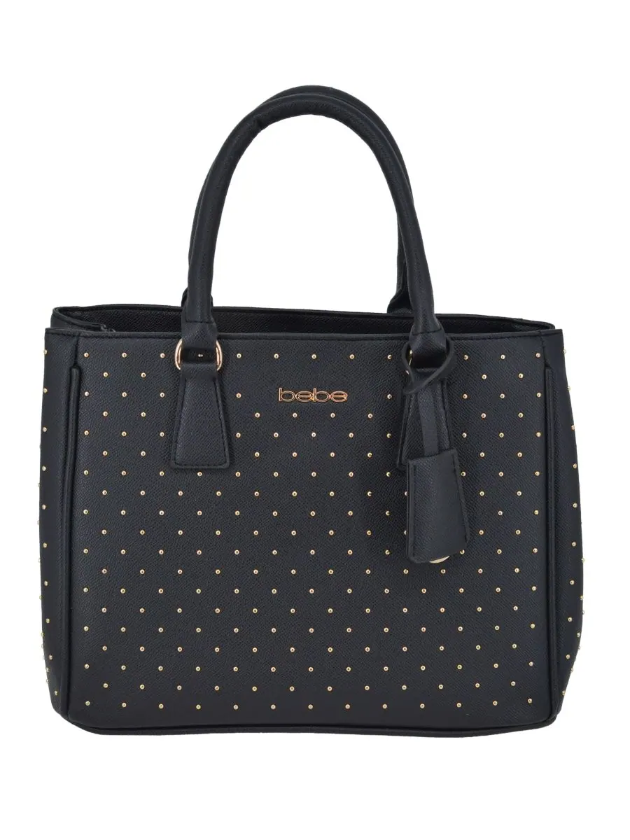 Женская сумка-мессенджер Sagan Studded Medium Bebe — изображение 1 из 4, черный