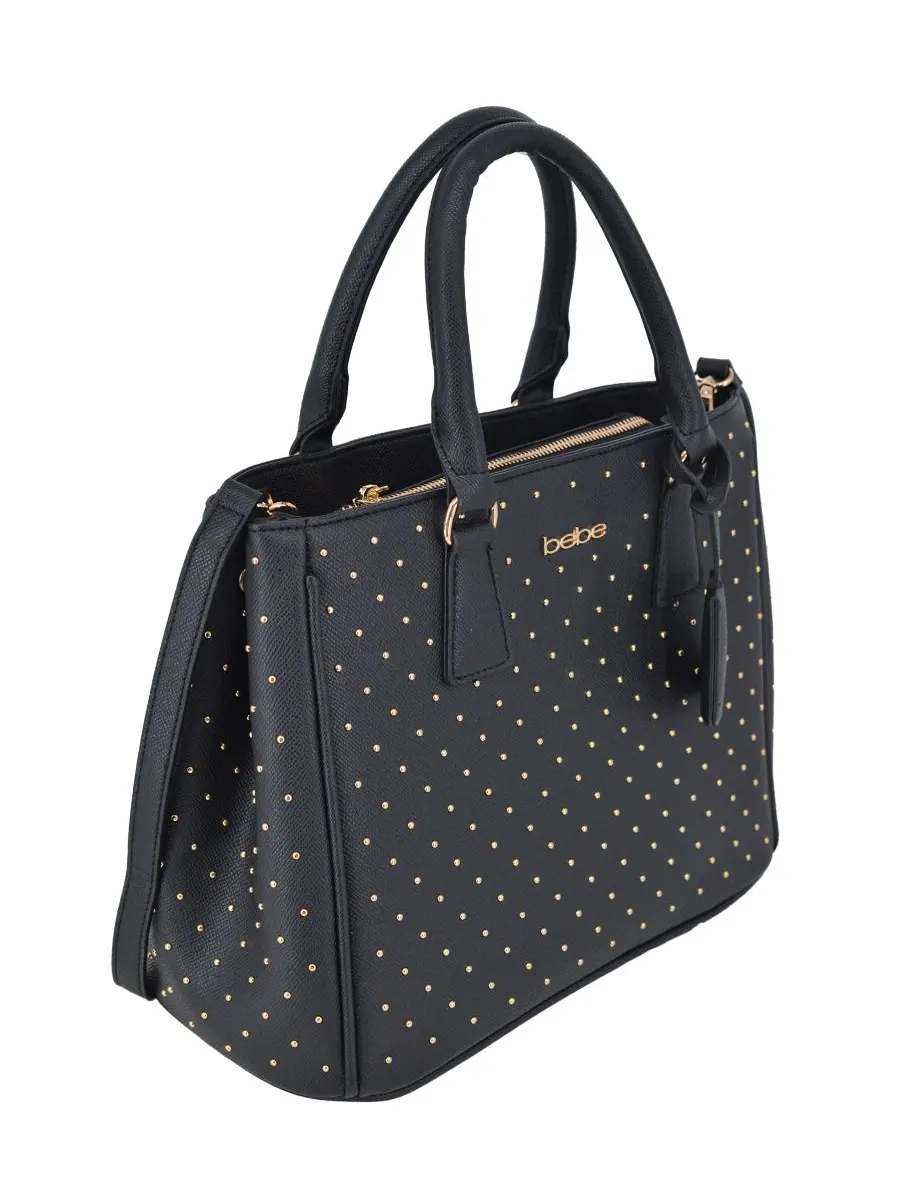 Женская сумка-мессенджер Sagan Studded Medium Bebe — изображение 3 из 4, черный