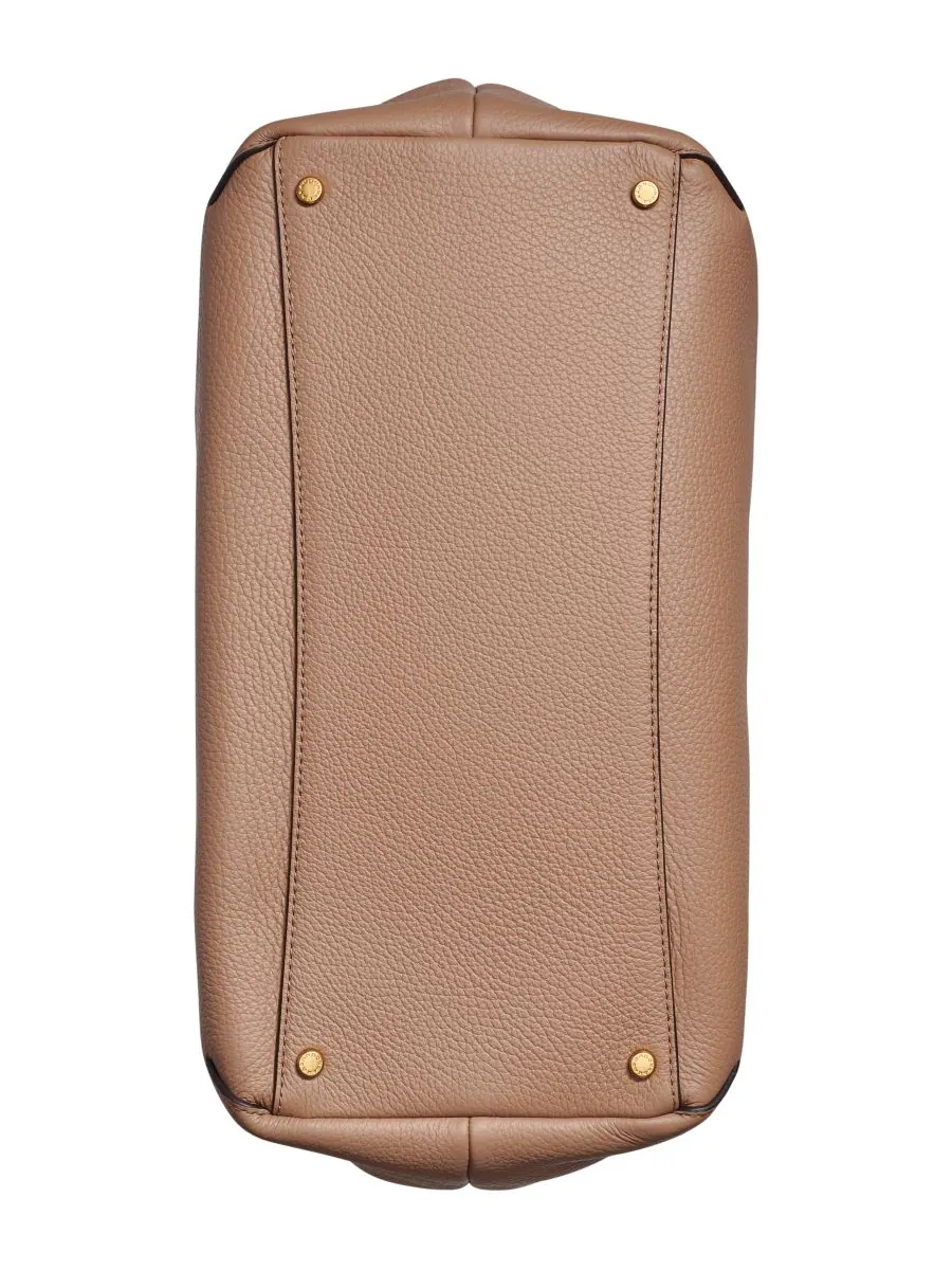 Кожаная наплечная сумка Glenwood с кисточкой Donna Karan New York — изображение 4 из 5, тосты с миндалем