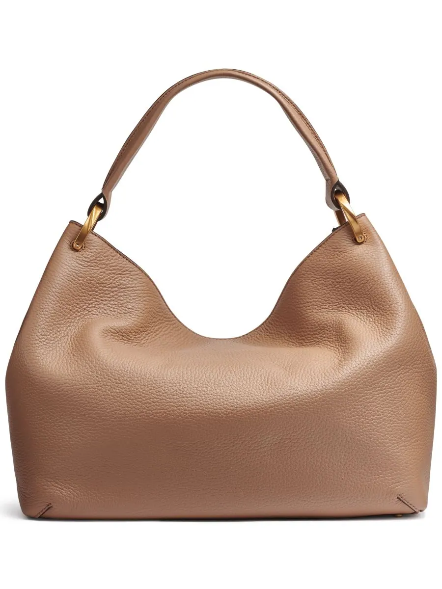 Кожаная наплечная сумка Glenwood с кисточкой Donna Karan New York — изображение 5 из 5, тосты с миндалем