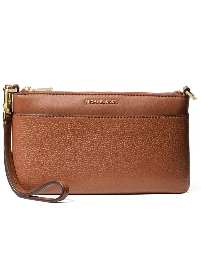 Сумка женская на запястье кожа Michael Kors Jet Set Convertible — изображение 1 из 3, коричневый