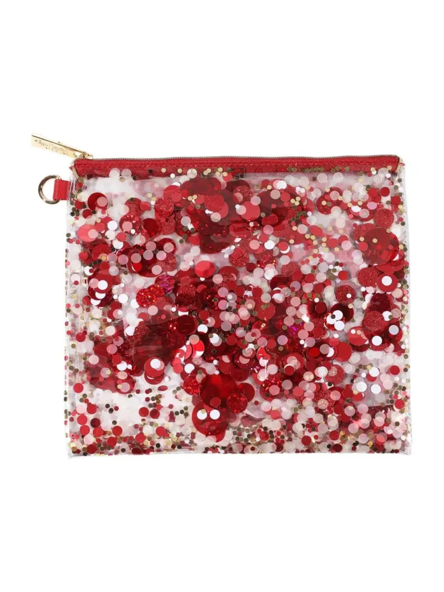 Packed Party Косметичка Spirit Squad Confetti Everything Pouch для женщин (красная) — изображение 1 из 3, красный