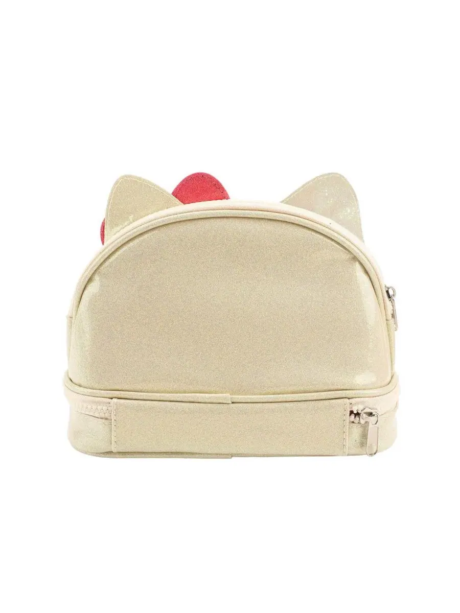 Hello Kitty Косметичка Character Face White Glitter 6" (15 см) — изображение 5 из 7, белый