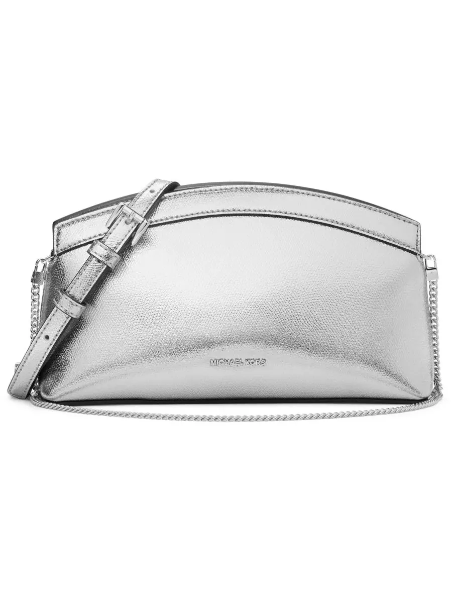 Сумка женская кросс-боди Michael Kors Athena — изображение 1 из 3, серебряный
