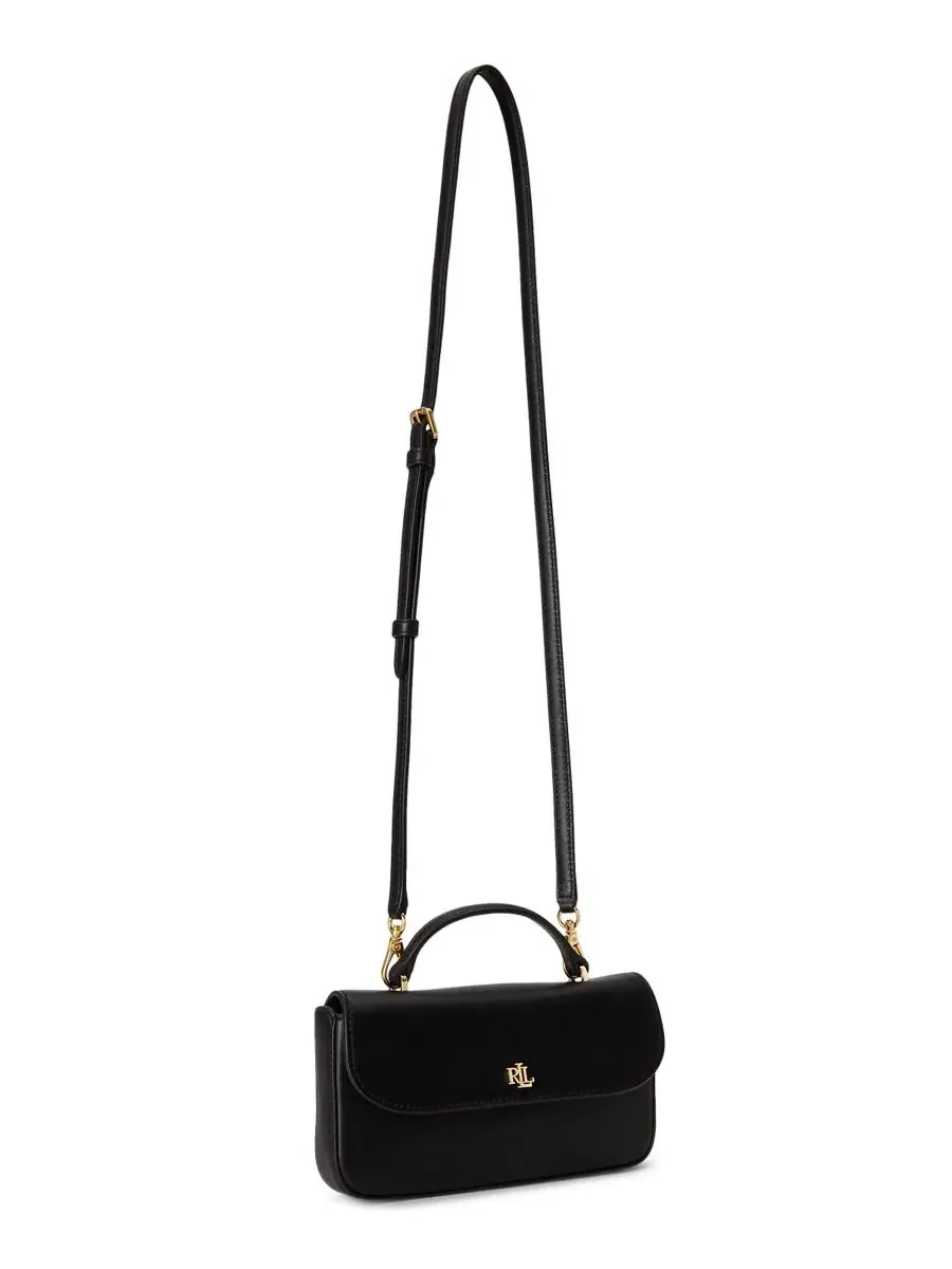 Сумка через плечо из гладкой кожи Marcy Small Smooth Leather Crossbody Handbag Lauren Ralph Lauren — изображение 5 из 7