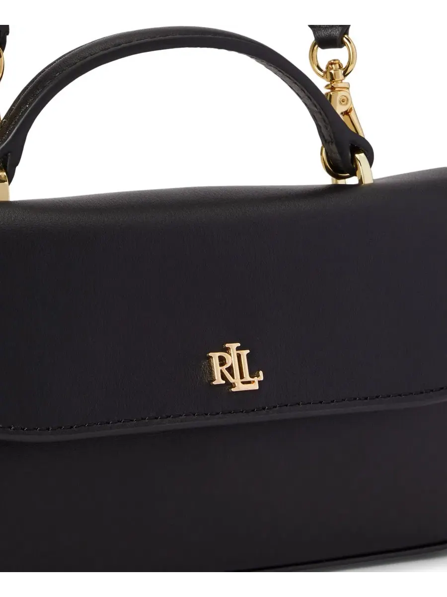 Сумка через плечо из гладкой кожи Marcy Small Smooth Leather Crossbody Handbag Lauren Ralph Lauren — изображение 7 из 7