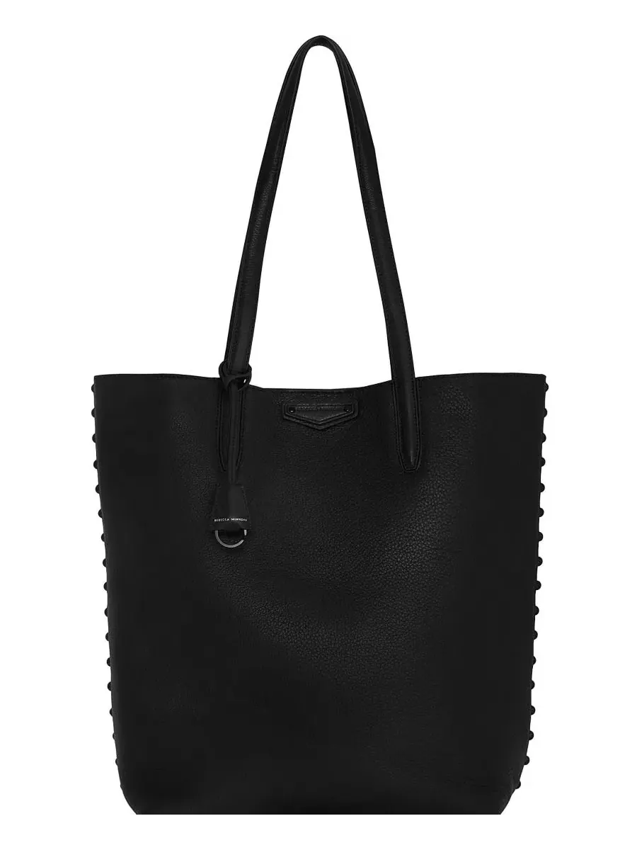 Сумка-шопер с магнитной застежкой, модель Riley North South Rebecca Minkoff — изображение 1 из 3, черный