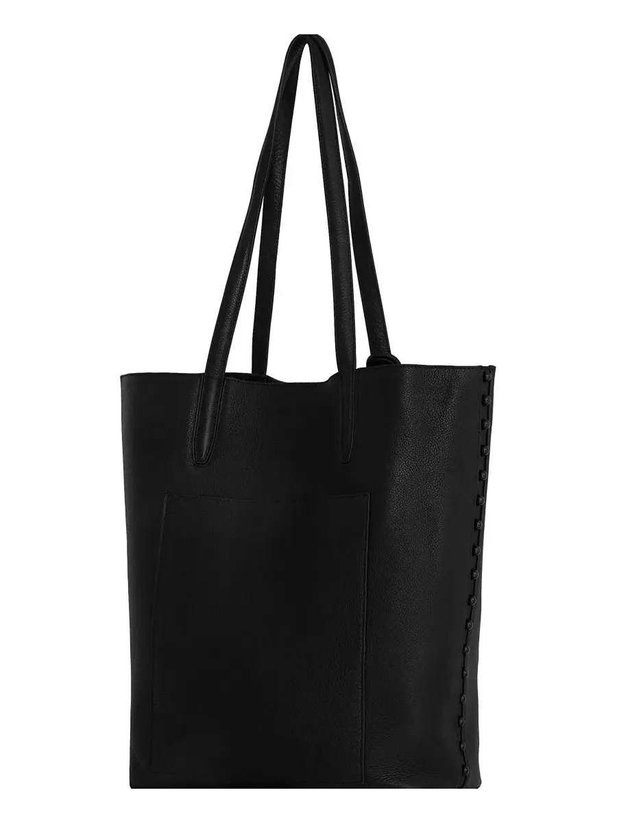 Сумка-шопер с магнитной застежкой, модель Riley North South Rebecca Minkoff — изображение 2 из 3, черный