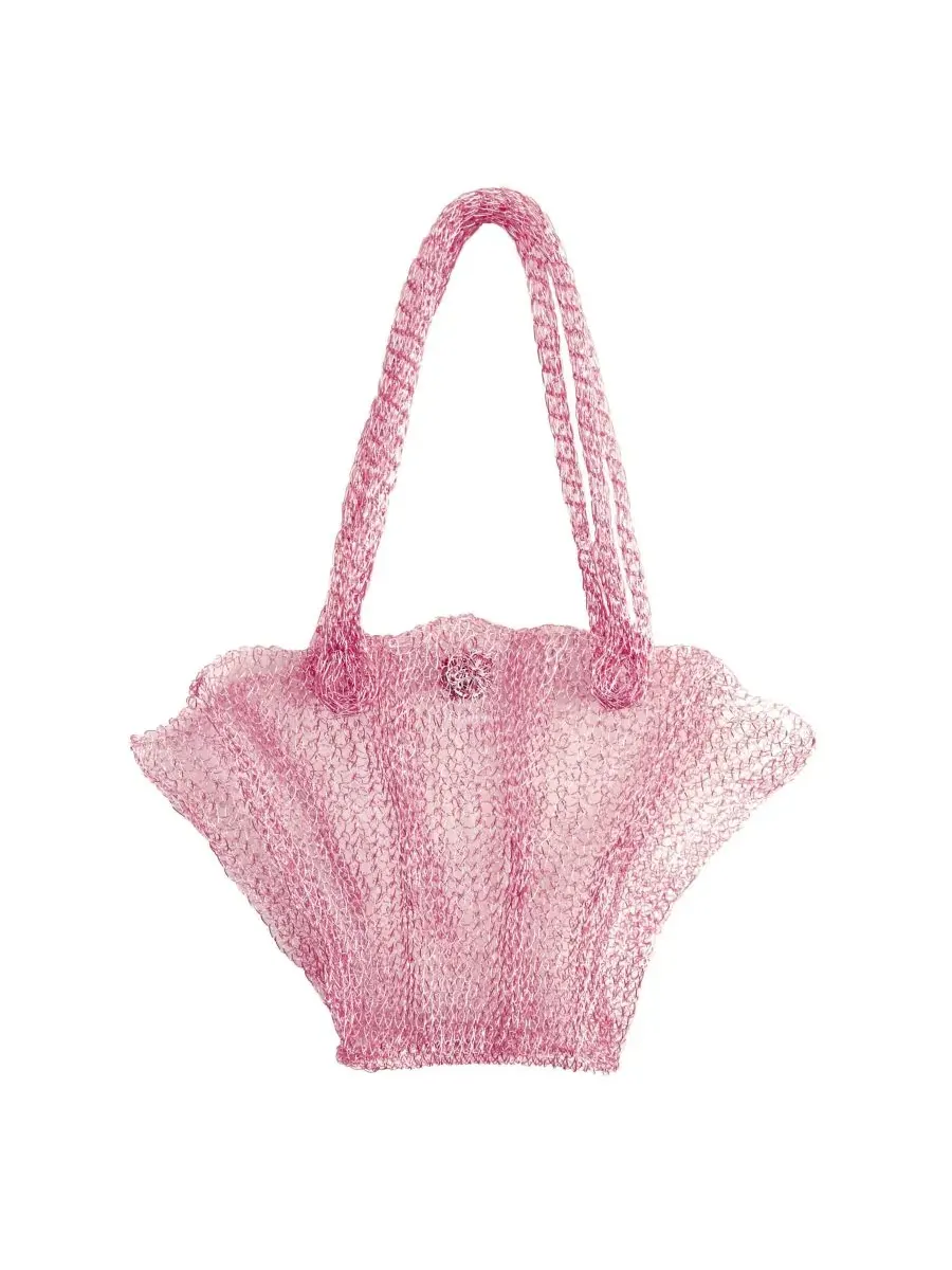 Сумка The Arus Bag из металлической проволоки Brunna.co — изображение 1 из 4, розовый