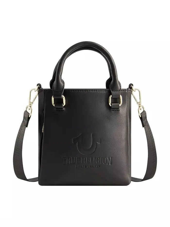 Женская мини-тоут Love Love True Religion — изображение 1 из 3, черный