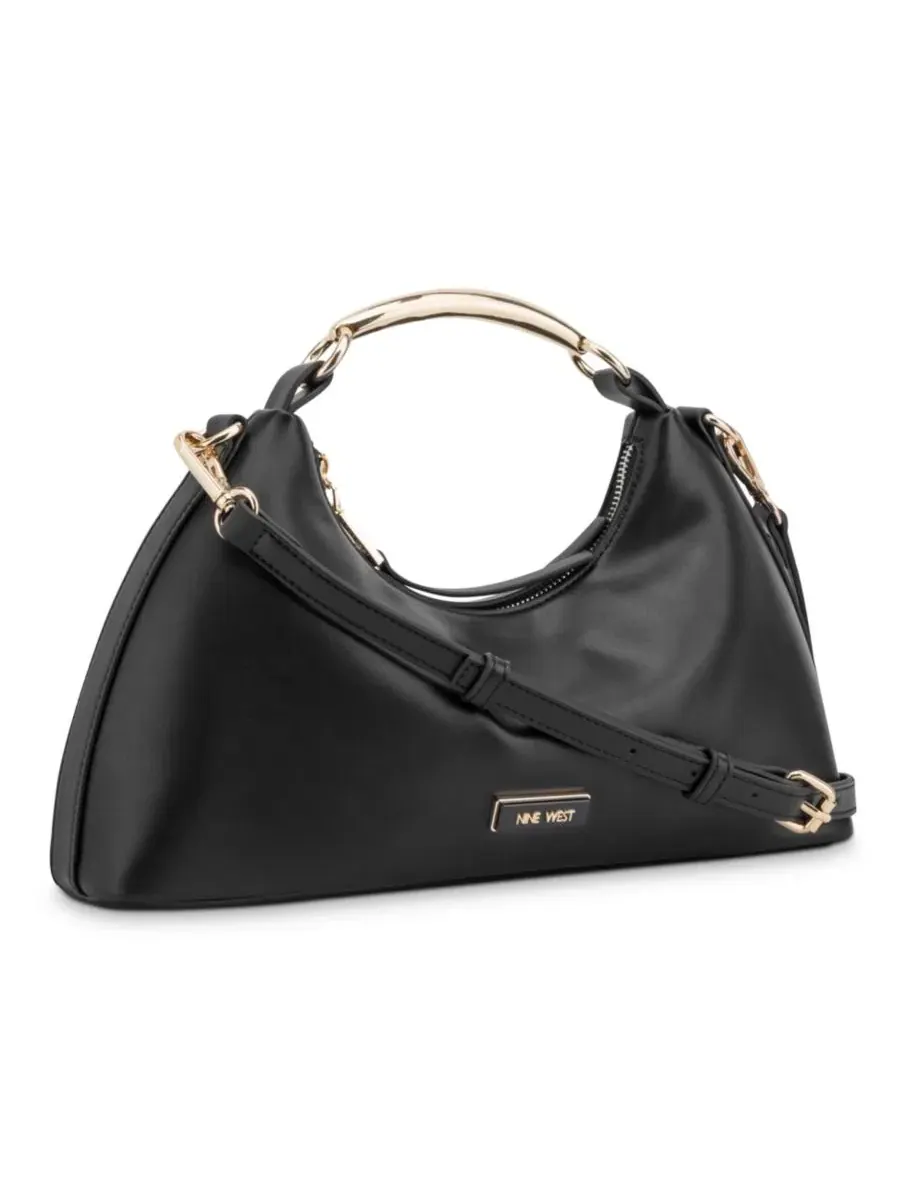Большая сумка через плечо Viviana с верхней ручкой Nine West — изображение 3 из 5, черный