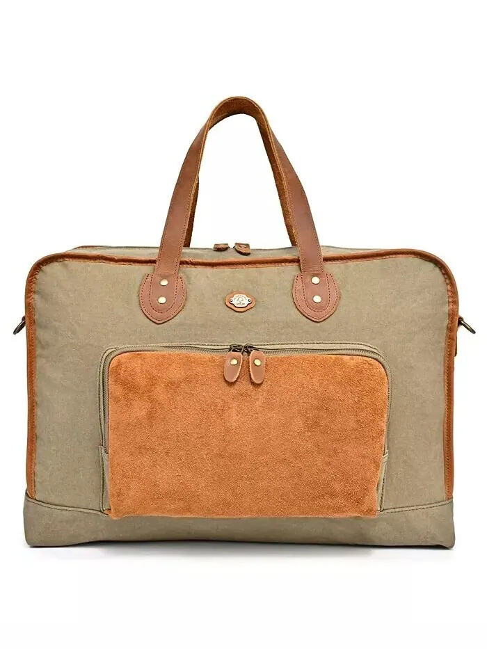 Сумка для выходного дня Valley Oak Canvas TSD BRAND — изображение 11 из 13, оливковый